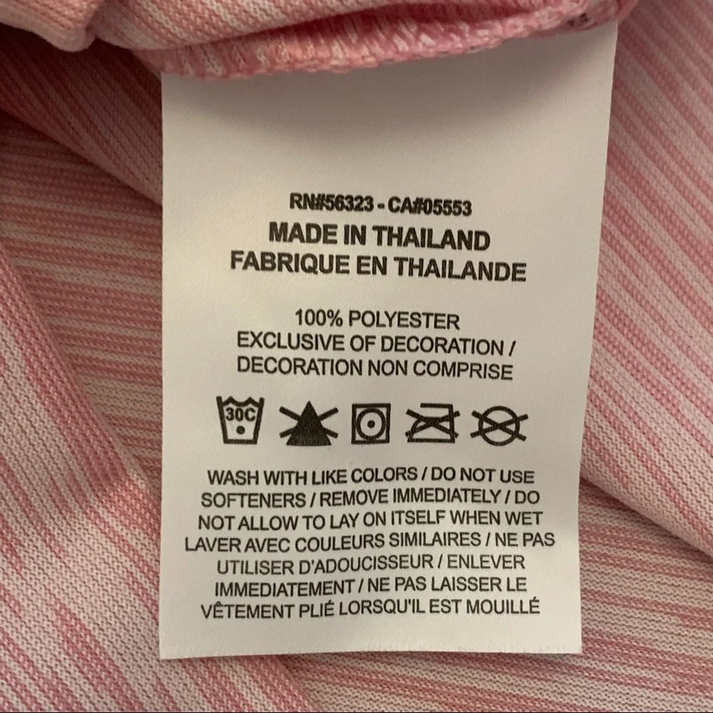 Nike Racerback Dri-Fit Tank Top Heathered Pink/White Running Workout Size L - Picture 5 of 5